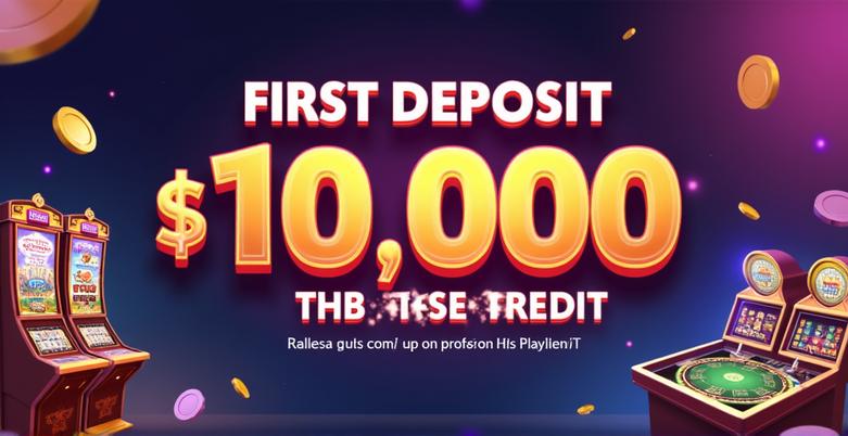 โปรฝากครั้งแรก รับเครดิตฟรี 10,000 บาท