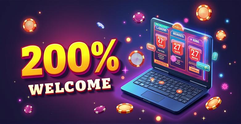 สมัครเว็บพนัน รับโบนัสต้อนรับ 200% สำหรับสมาชิกใหม่